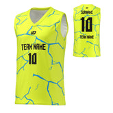 Basketball Jersey Cracks - Neon Yellow